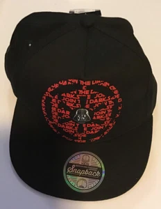 Kids Star Wars Snapback Hat Cap, Darth Vader Black & Red, Galactic Empire, NWT - Picture 1 of 3