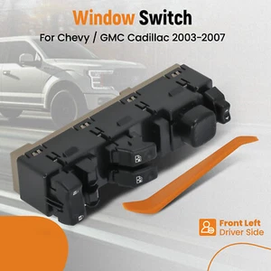 Panel de control de interruptor de ventana de puerta para GMC Sierra Chevy Silverado 150 - Imagen 1 de 12
