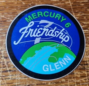 NASA -- MERCURY 6 / FRIENDSHIP -- JOHN GLENN -- STICKER - Picture 1 of 1