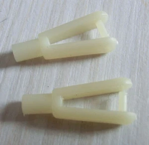 2x Cabeza de Horquilla S0059 Plástico 2MM para Acoplamiento M2 Rosca Avión - Imagen 1 de 2