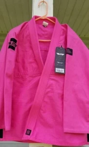 Bright pink Women's ELITE Gi Jacket Top - Picture 1 of 12