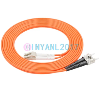 30M LC UPC to ST UPC Fiber Patch Cable Cord Jumper Duplex MM Multi-mode Cable - Image 1 of 4