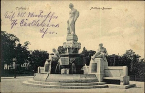 Postal de campo de KOBLENZ Coblenza 1. Guerra Mundial Correo de Campaña Sello 1914 Gel. - Imagen 1 de 2