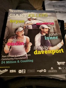 BCC Tennis Challenge Giant Killers Tennis Program Autographed - Picture 1 of 4