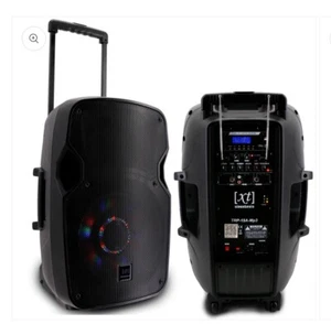 Sinextesis Trp15a Trolley Amplif. 400w Ricaricab.. MP3 Blue USB E 2 Radiomicr.. - Foto 1 di 4