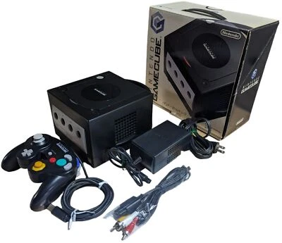 GC – DOL-001 BLACK (BOXED/controller/Instruc/AC/AV) Nintendo Gamecube NTCS-J - Imagen 1 de 4