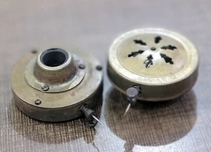 Kit de caja de sonido de fonógrafo de 2 piezas - Cabezal de gramófono piezas de repuesto antiguas. - Imagen 1 de 5