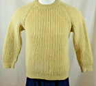 Pull en laine tricoté vintage Aquarius pêcheur Grand Britannique Chunky homme M