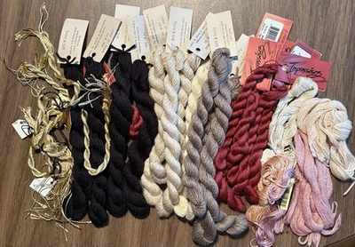 Lot 24 Silk and Ivory, Caron Impressions, Renaissance Designs Embroidery Floss - Image 1 of 4