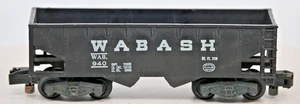 American Flyer S Gauge 940 Wabash Open Two-Bay Hopper Car – Ready-To-Run, EX! - Picture 1 of 6