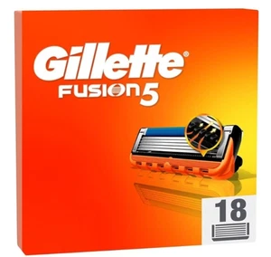 Gillette Fusion5 Rasierklingen 18 Original Ersatzklingen Herren Rasur 5 Klingen - Bild 1 von 1