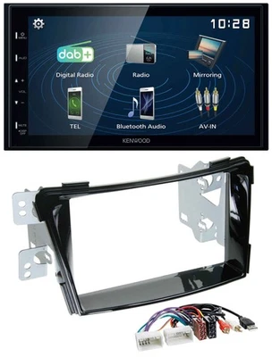 Kenwood 2DIN Bluetooth MP3 USB DAB Autoradio für Hyundai i40 ab 11 VF Klavierlac - Bild 1 von 4