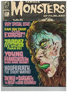 Famous Monsters of Filmland 1974 Horror Monster Magazine Exorcist READ - Imagen 1 de 6
