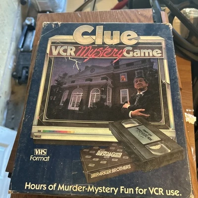 Clue VCR Mystery Game - Parker Brothers Vintage 1985 - Complete - Image 1 of 2