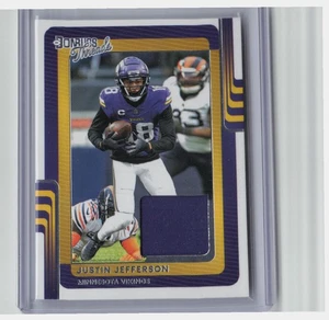 2025 Donruss #DTH-JJN Justin Jefferson Donruss Threads - Bild 1 von 2