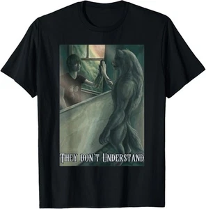 Camiseta con Capucha Hombre Lobo Desgarrando Meme Alpha Lobo Hombre Lobo Literalmente Me - Imagen 1 de 17