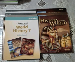 NEW Abeka History Of World Geography 7th Grade Fifth Edition 8 Lot Homeschool - Picture 1 of 21