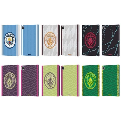 MANCHESTER CITY MAN CITY FC 2023/24 BADGE KIT LEATHER BOOK CASE FOR APPLE iPAD - Image 1 of 4