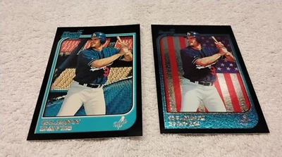 "GLENN DAVIS" 1997 BOWMAN BASIC & FOIL "ROOKIE CARDS" - Image 1 of 2