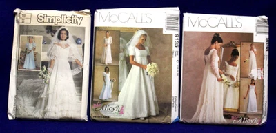 McCall's Simplicity Bridal Gown and Bridesmaid Dress Sz 10,12,14,16,18 UNCUT - Image 1 of 2
