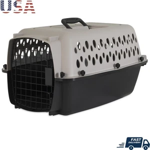 Portable Small Pet Kennel Dog Cat Travel Carrier Easy Assembly Durable Safe New - Picture 1 of 13