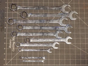 Juego de llaves combinadas Mac Tools 10 piezas SAE Knuckle Saver 1/4" 1" 12Pt - Imagen 1 de 8
