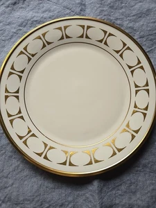  VINTAGE LENOX BONE CHINA TEMPO MUSTER SALATTELLER - Bild 1 von 9