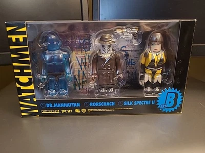 Watchmen Kubrick Medicom Set B 3 figures Dr. Manhattan Rorschach Silk Spectre II - Image 1 of 4