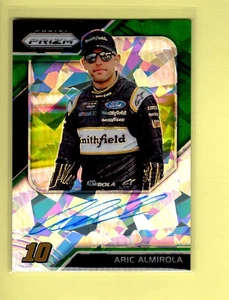 ARIC ALMIROLA 2018 PRIZM RACING  CRACKED ICE AUTO 73/99 - Picture 1 of 2