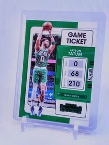Jayson Tatum Green Parallel 2021-22 Panini Contenders Basketball #44 - Imagen 1 de 2