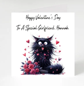 Personalised Valentine's Day Card for Husband, Wife, Family, Friends - Picture 1 of 3