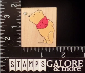 All Night Media Rubber Stamps Pooh DISNEY CHARACTERS 997-E05 BEE NOSY #1092 - Imagen 1 de 2