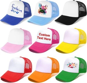 9 Pack Sublimation Blanks Baseball Cap Adjustable Polyester Large, 9pcs-multi - Picture 1 of 1