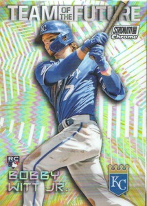 2022 Stadium Club Chrome Baseball Team of the Future #TOF7 Bobby Witt Jr.