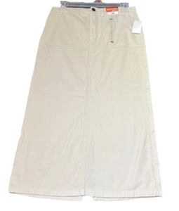 Old Navy Midi Skirt Kids Girls Size 14 Khaki Tan Vintage Y2K New with Tags - Picture 1 of 16