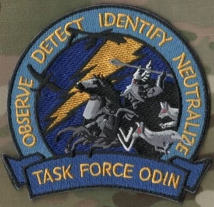 PARCHE INSIGNIA JOINT TASK FORCE ODIN Observe/Detect/Identify/Neutralizar vêlkrö - Imagen 1 de 1