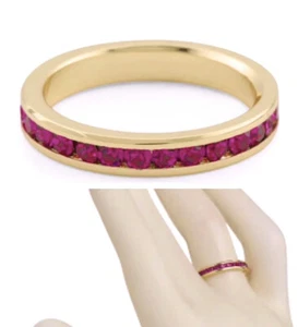SHASHI Baby Bianca CZ Ring in Pink - Picture 1 of 8