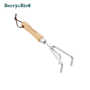 Berry&Bird Garden Hand Cultivator Stainless Steel Handheld Triple Claw Hand Rake - Picture 1 of 7