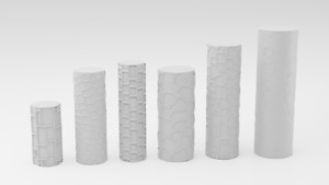 Strukturwalze/Texturwalze (Texture Terrain Roller für Styrodur, XPS-Foam, Clay)