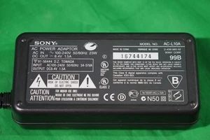 VÉRITABLE/OEM - SONY - AC-L10A - adaptateur secteur 8,4 VDC 1,5A chargeur caméscope - Photo 1 sur 2