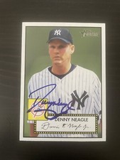2001 Topps Heritage #275 Denny Neagle New York Yankees Signed Card Autographed