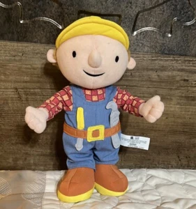 Bob The Builder 10” Plush 2001 Huggable Bob Hasbro Playskl - Picture 1 of 10