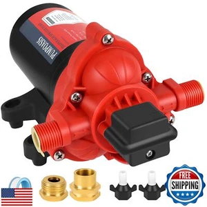 Bomba 12V, 4.5gpm-10amp-60psi, Resistente a Químicos y Corrosión, Compatible con - Imagen 1 de 5