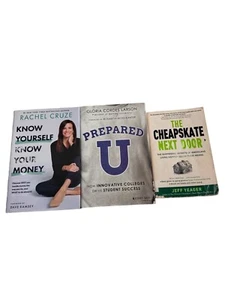Set Of 3 Finance Education Books The Cheapskate Next Door Know Yourself bundle b - Picture 1 of 5