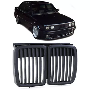Sport Kühlergrill Performance Schwarz Matt passend für BMW 3er E30 82-94 - Bild 1 von 6