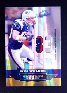 2008 Absolute Memorabilia Gridiron Force Wes Welker Jersey Refractor /25 SSP - Picture 1 of 2