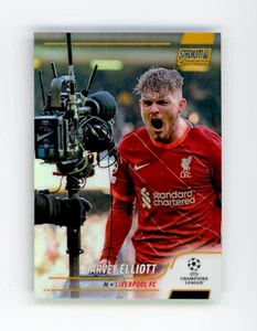 2021-22 Harvey Elliott Topps Stadium Club Chrome Gold Refractor Liverpool 2/50 - Picture 1 of 3