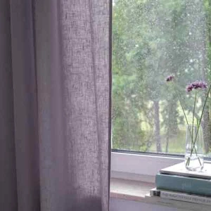 100% Linen curtains Custom curtains purple Linen curtains Extra long curtains - Picture 1 of 10