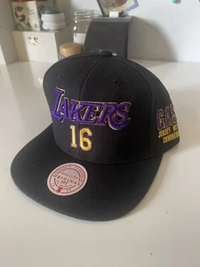 PAU GASOL #16 Snapback Limited Edition - Jersey Retirement NBA LA LAKERS - Picture 1 of 3
