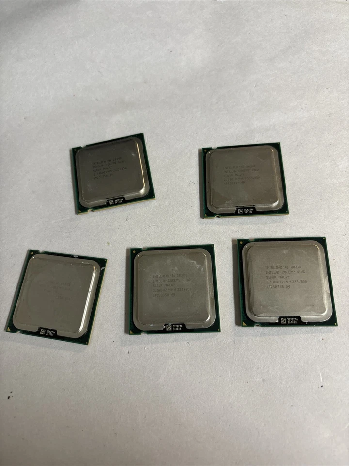 Lot 5 Intel Core 2 Quad Q8300 2.50GHz SLGUR CPU Processor @CPU81 - Image 1 of 1